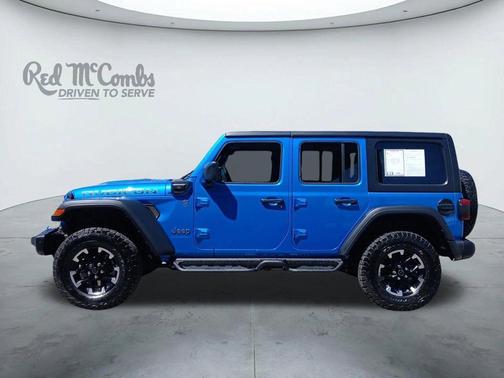 Hydro Blue Pearlcoat 2024 Jeep Wrangler 4xe Rubicon