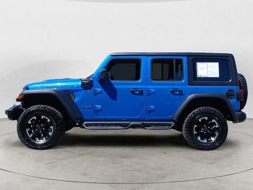 Hydro Blue Pearlcoat 2024 Jeep Wrangler 4xe Rubicon