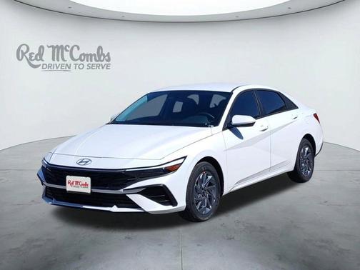White 2026 Hyundai ELANTRA HEV Blue