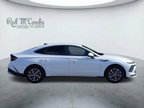 White 2026 Hyundai SONATA Hybrid Blue