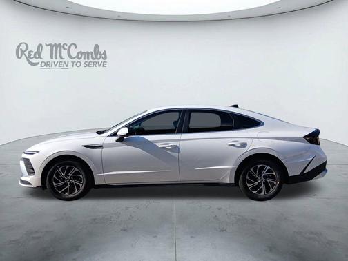 White 2026 Hyundai SONATA Hybrid Blue