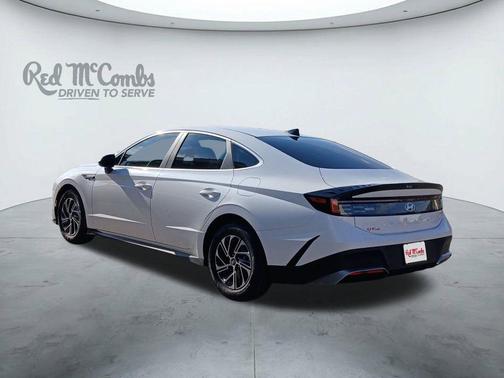 White 2026 Hyundai SONATA Hybrid Blue