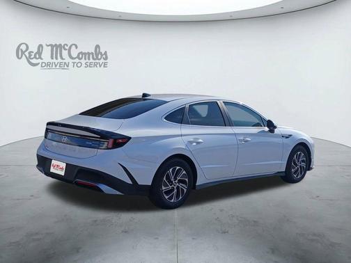 White 2026 Hyundai SONATA Hybrid Blue