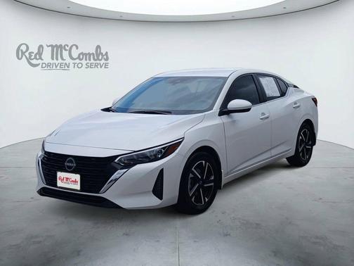 Aspen White 2024 Nissan Sentra SV