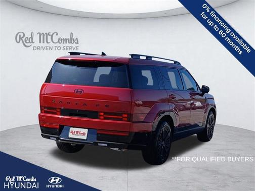 Red 2026 Hyundai SANTA FE HEV Calligraphy