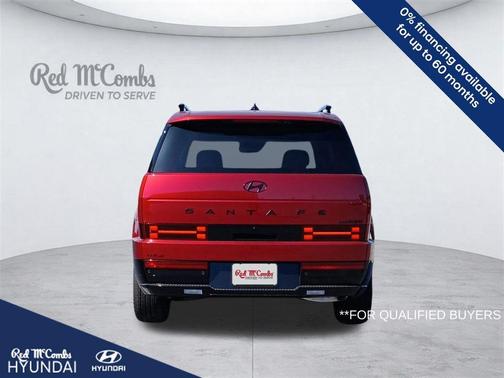 Red 2026 Hyundai SANTA FE HEV Calligraphy