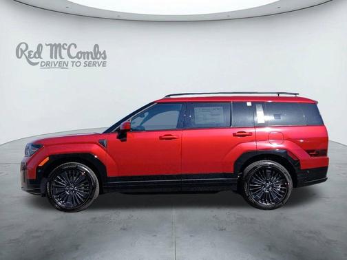 Red 2026 Hyundai SANTA FE HEV Calligraphy