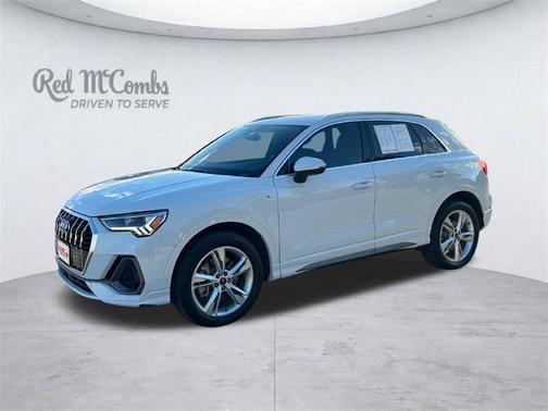 Glacier White Metallic 2024 Audi Q3 45 S line Premium