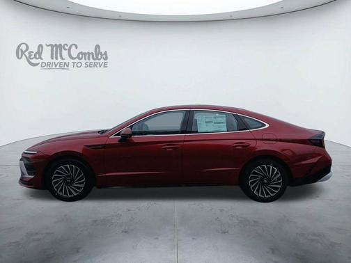 Red 2025 Hyundai SONATA Hybrid Limited
