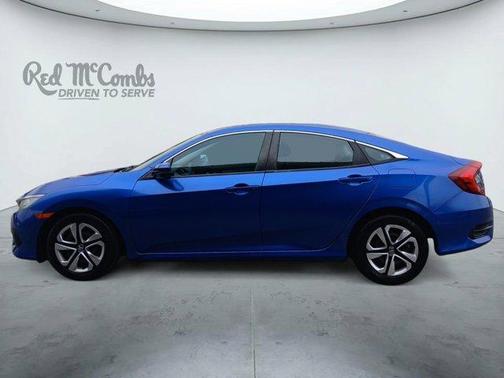 Cosmic Blue Metallic 2018 Honda Civic LX
