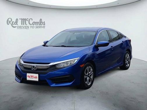 Cosmic Blue Metallic 2018 Honda Civic LX