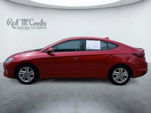 Scarlet Red 2019 Hyundai ELANTRA SEL