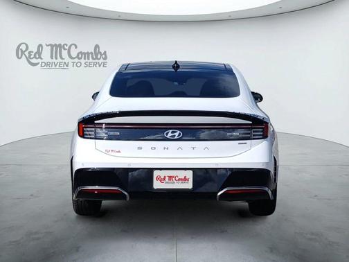 White 2026 Hyundai SONATA Hybrid Limited