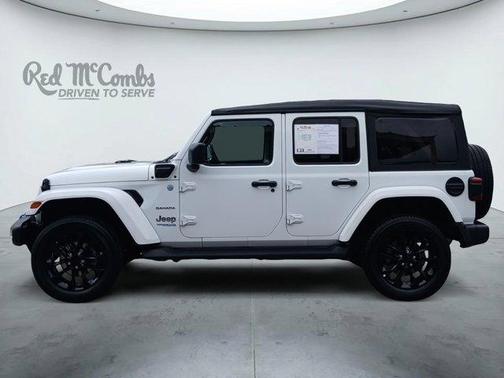 Bright White Clearcoat 2022 Jeep Wrangler Unlimited 4xe Sahara