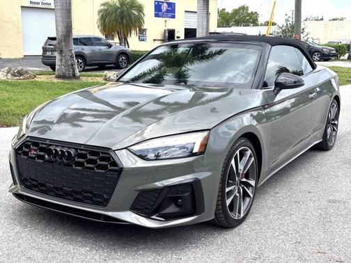 Chronos Gray Metallic/Black Roof 2024 Audi S5 3.0T Prestige