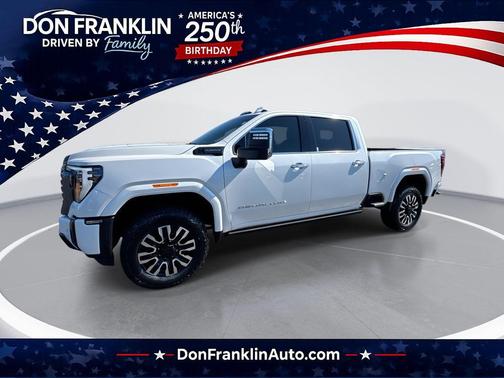 White Frost Tri-Coat 2024 GMC Sierra 2500 Denali Ultimate