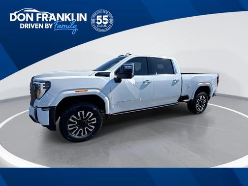 White Frost Tri-Coat 2024 GMC Sierra 2500 Denali Ultimate
