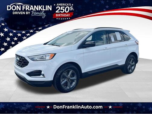 Oxford White 2022 Ford Edge SEL