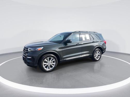 Green Metallic 2023 Ford Explorer XLT