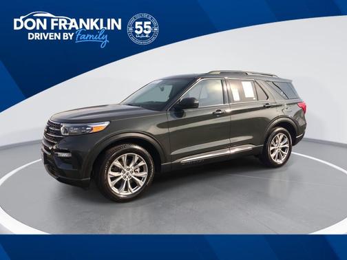 Green Metallic 2023 Ford Explorer XLT