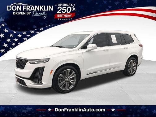 White 2021 Cadillac XT6 Premium Luxury FWD