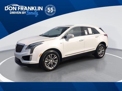 Crystal White Tri-Coat 2023 Cadillac XT5 Premium Luxury