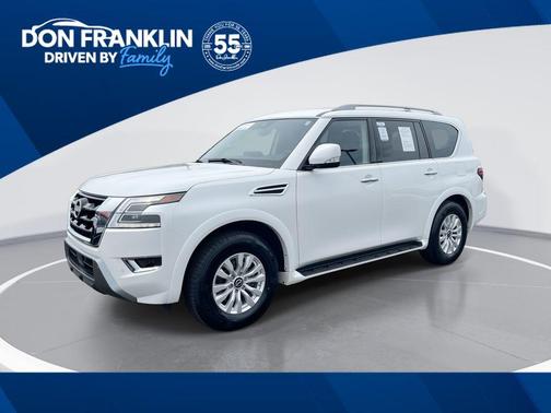 Aspen White 2023 Nissan Armada SV