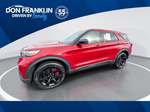 Red Metallic 2022 Ford Explorer ST