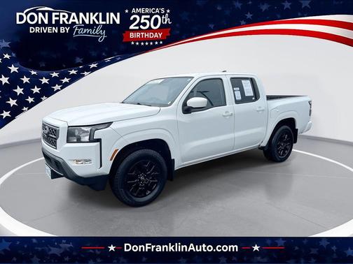 Glacier White 2022 Nissan Frontier SV