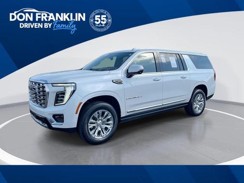 White Frost Tri-Coat 2025 GMC Yukon XL Denali