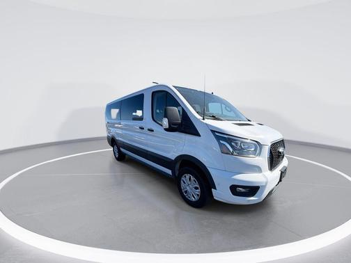 Oxford White 2023 Ford Transit-350 XLT