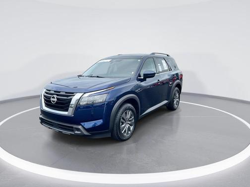 Deep Ocean Blue 2025 Nissan Pathfinder SV
