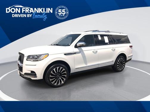 White Metallic 2022 Lincoln Navigator L Black Label