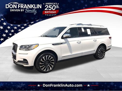 White Metallic 2022 Lincoln Navigator L Black Label