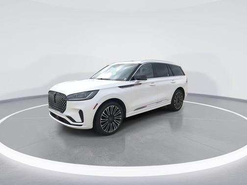White Metallic 2025 Lincoln Aviator Black Label AWD