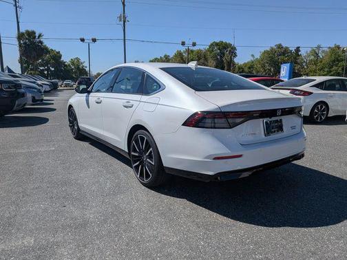 Platinum White Pearl 2026 Honda Accord Hybrid Touring