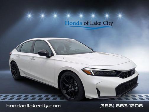 Platinum White Pearl 2026 Honda Civic Sport