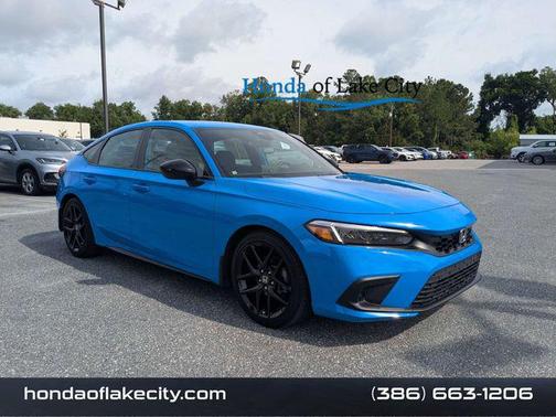 Boost Blue Pearl 2024 Honda Civic Sport