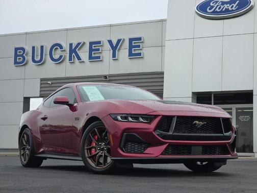 Carbonized Gray 2025 Ford Mustang GT Premium
