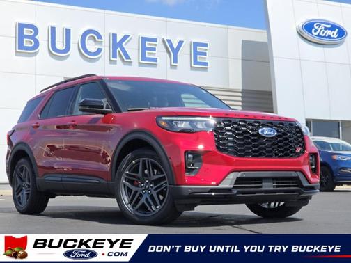 Rapid Red Metallic Tinted Clearcoat 2026 Ford Explorer ST