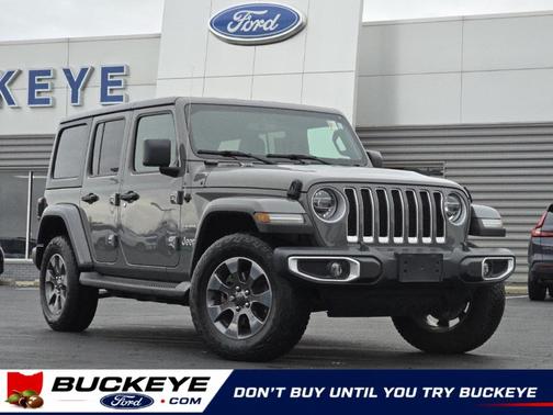 Gray 2021 Jeep Wrangler Unlimited Sahara