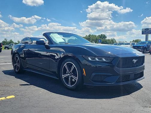 Shadow Black 2024 Ford Mustang EcoBoost Premium