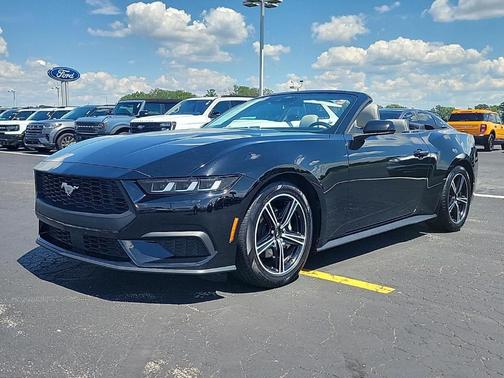 Shadow Black 2024 Ford Mustang EcoBoost Premium