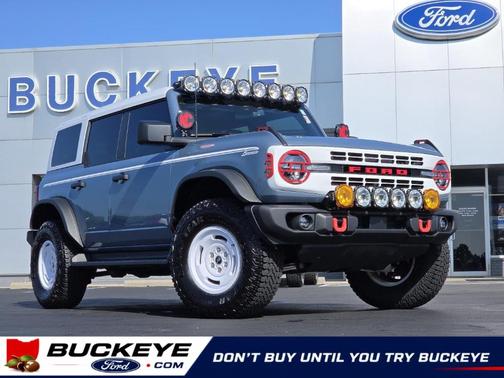 Azure Gray Metallic 2025 Ford Bronco Heritage Edition