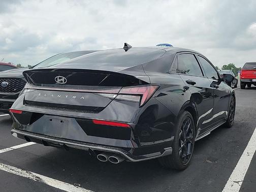 Black 2025 Hyundai ELANTRA N Line