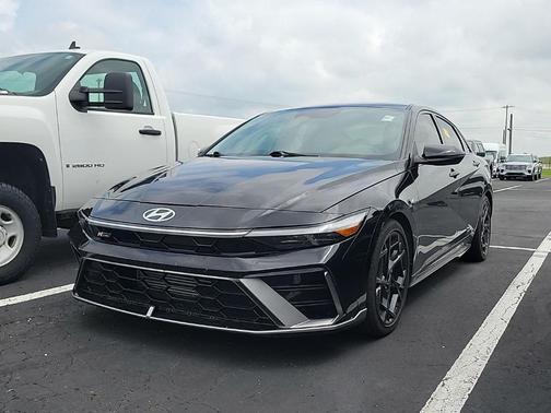 Black 2025 Hyundai ELANTRA N Line