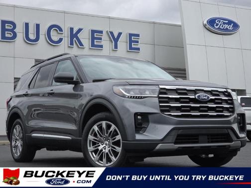 Carbonized Gray 2025 Ford Explorer Active
