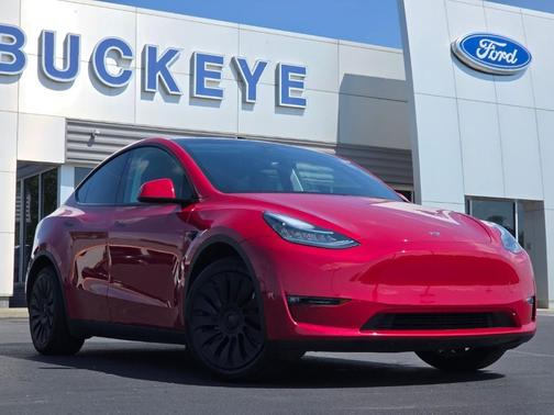 Red Multi 2021 Tesla Model Y Long Range