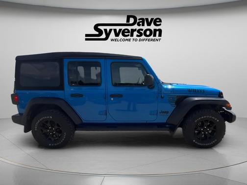 Hydro Blue Pearl 2022 Jeep Wrangler Unlimited Sport