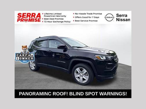 Diamond Black 2022 Jeep Compass Latitude